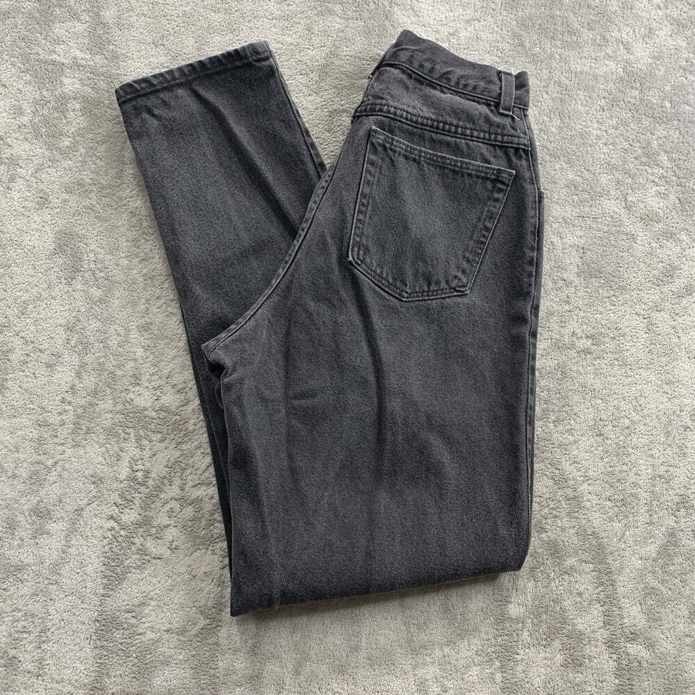 Vintage Wrangler Jeans Womens 24x31” Faded Black Denim Straight Leg 90s MSR01CB